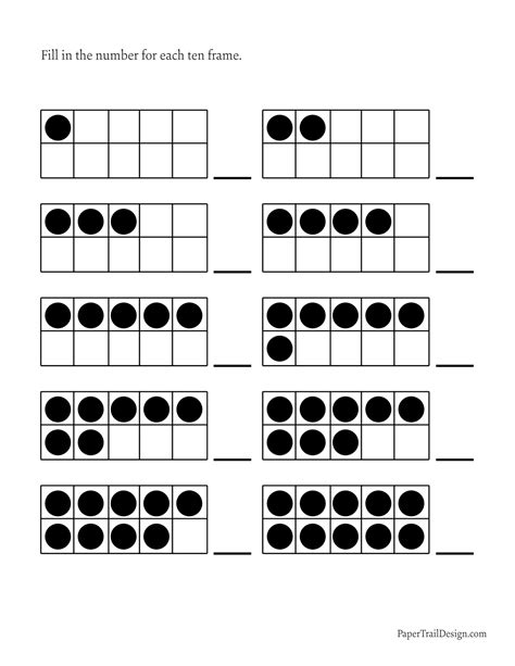 how to fill 10 frames